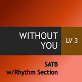 Without You SATB choral sheet music cover